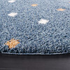 Calico 102 Round Shag, Blue & Ivory - Rugs - 3