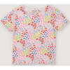 Nicolette Tee Anemone Print Pink - T-Shirts - 1 - thumbnail