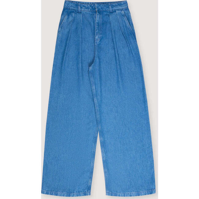 Micenas Woman Pant Mid Blue Denim Blue