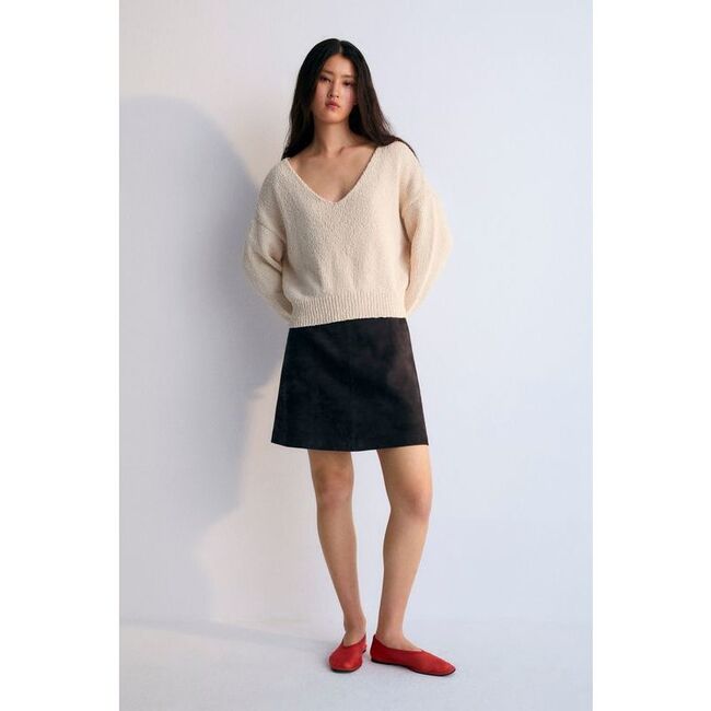 Dexari Woman Jumper Coconut beige - Sweaters - 2