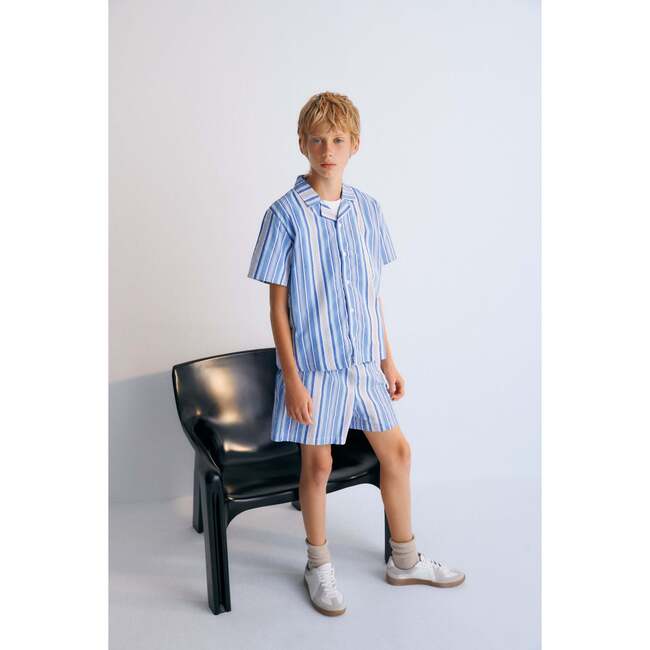 Tebas Bermuda Blue - Swim Trunks - 2