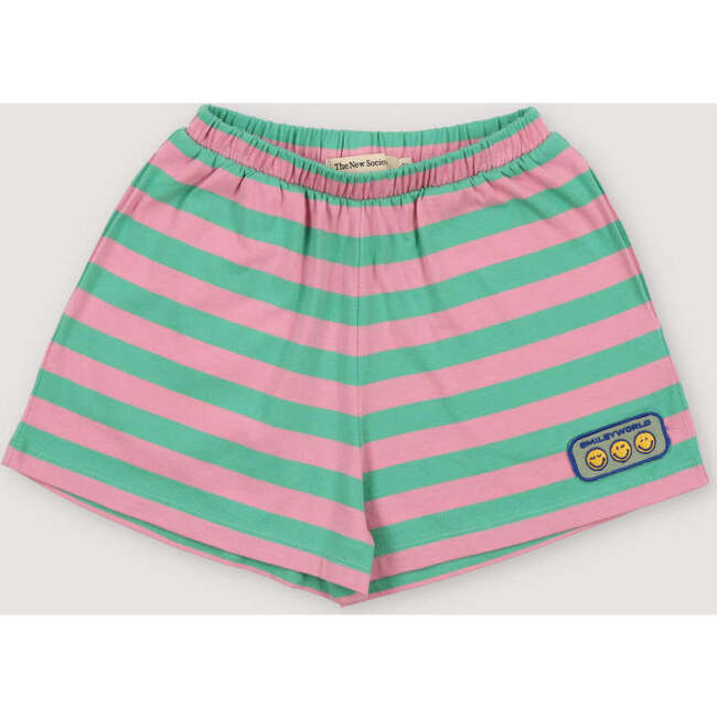 Smiley Short Stripes Hibiscus SmileyWorld® Pink