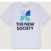 Mykonos T-shirt Grey Melange Grey - T-Shirts - 1 - thumbnail