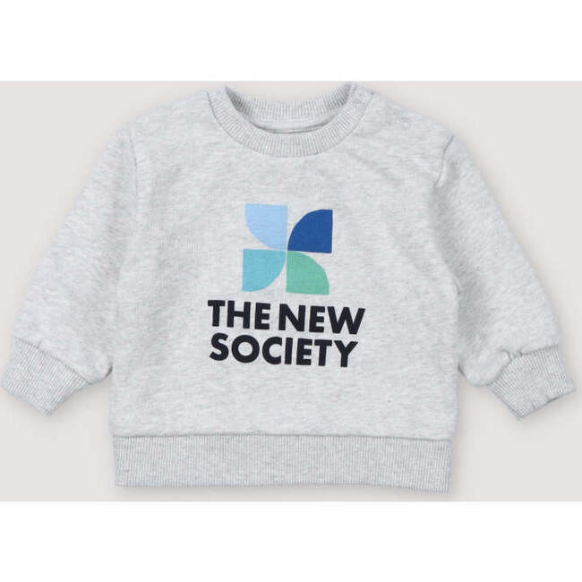 Mykonos Baby Sweatshirt Grey Melange Grey