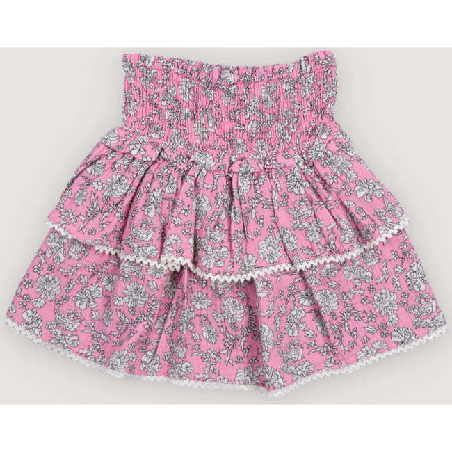 Melina Skirt Peony Hibiscus Print