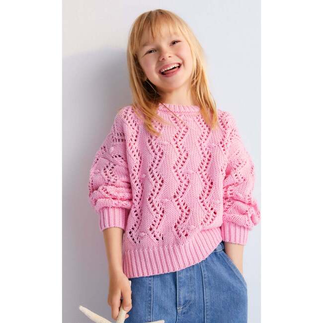 Sifnos Jumper Hibiscus Pink - Sweaters - 2