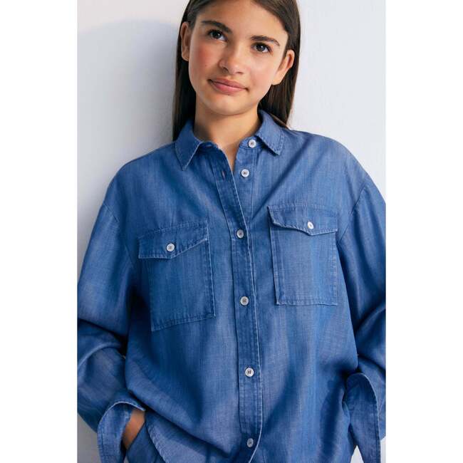 Ophelia Teen Shirt Powder Blue Blue - T-Shirts - 2