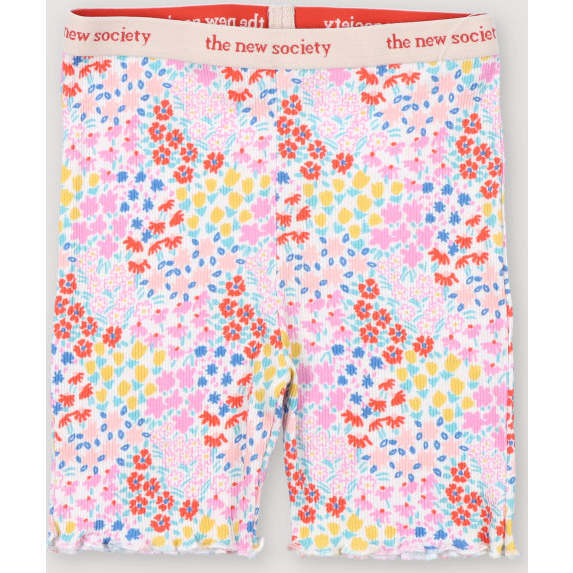 Nicolette Biker Short Anemone Print Pink