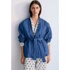 Eleni Woman Jacket Blue - Jackets - 4