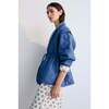Eleni Woman Jacket Blue - Jackets - 5