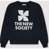 Mykonos Woman Sweatshirt Caviar Black - Sweatshirts - 1 - thumbnail