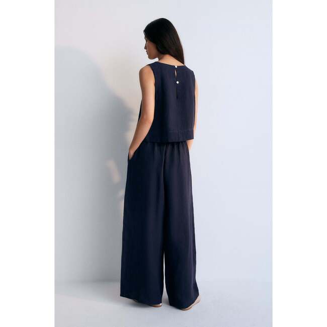 Hera Woman Palazzo Navy - Pants - 5