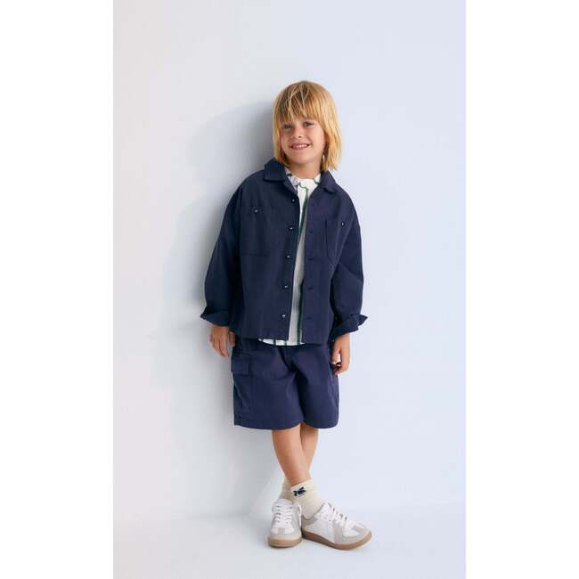 Rodas Overshirt Navy - Shirts - 6