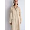 Zeus Woman Trench Beige - Jackets - 3