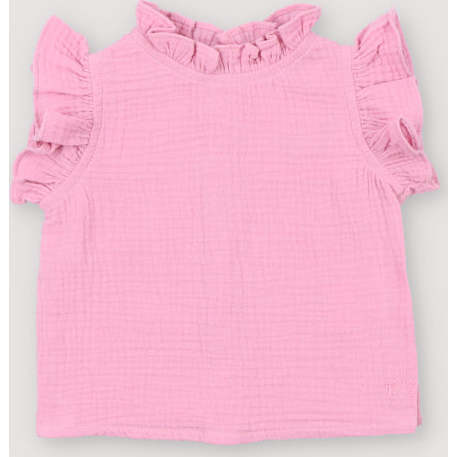 Spyros Baby Blouse Hibiscus Pink
