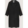 Hera Woman Coat Caviar Black - Coats - 1 - thumbnail