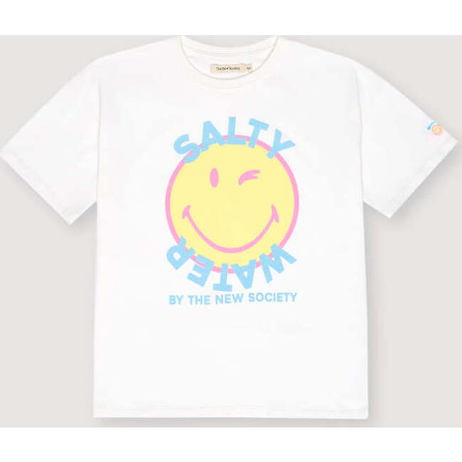 Smiley T-shirt Salty Water SmileyWorld® White