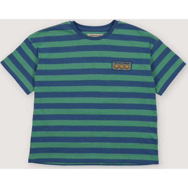 Smiley T-shirt Stripes Cobalto SmileyWorld® Blue