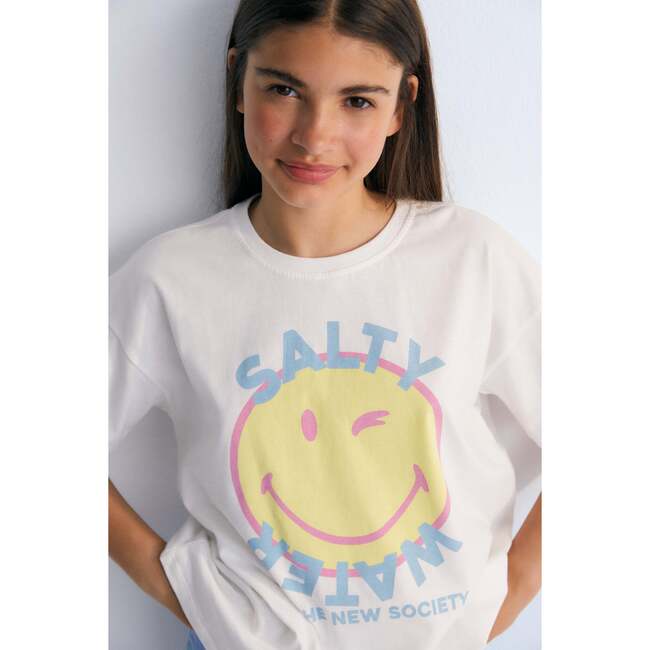 Smiley T-shirt Salty Water SmileyWorld® White - T-Shirts - 2