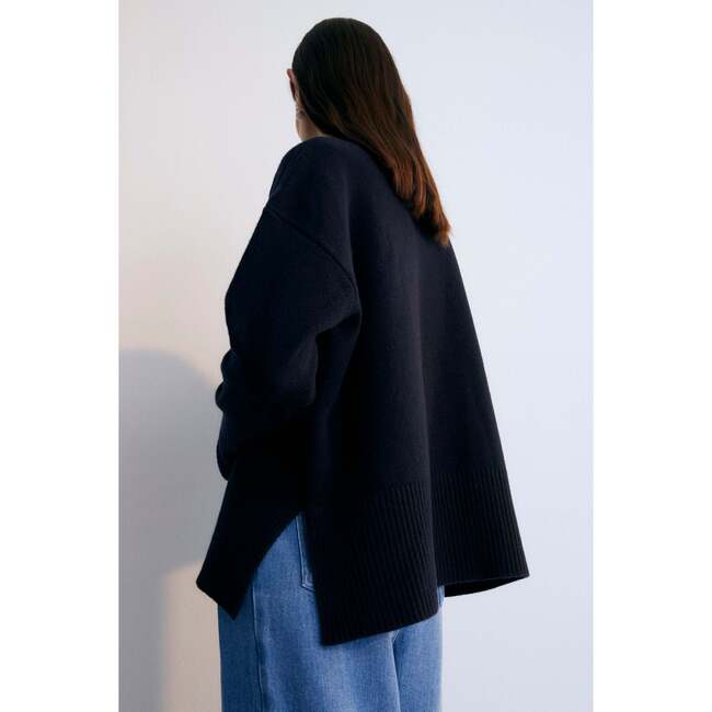 Nikos Woman Jumper Navy Navy - Sweaters - 2