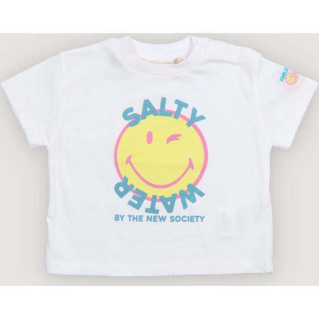 Smiley Baby T-shirt Salty Water SmileyWorld® White