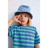 Smiley T-shirt Stripes Cobalto SmileyWorld® Blue - T-Shirts - 5