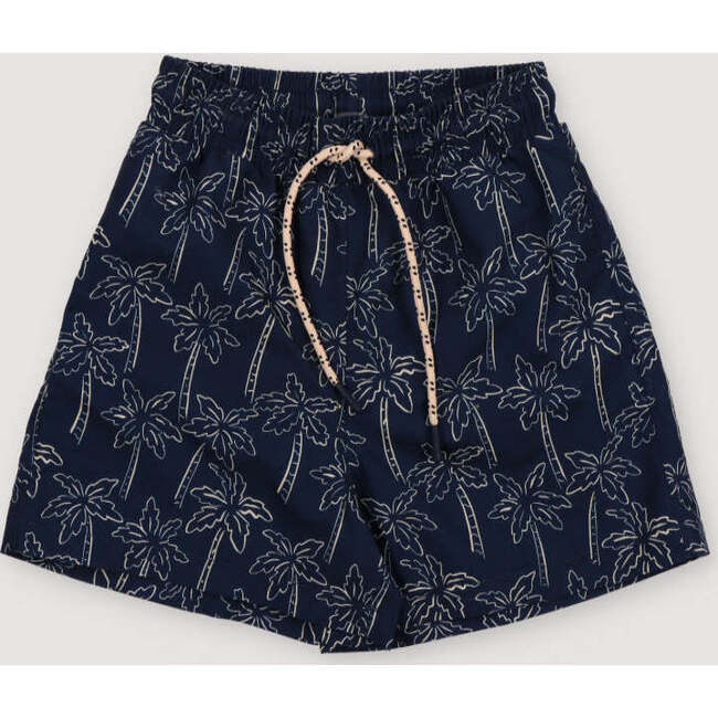 Swim Boy Palms Navy Print Navy