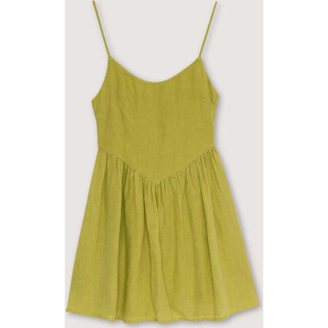Hera Woman Short Dress Palm Green