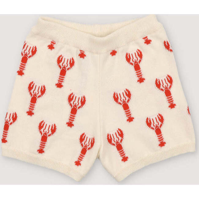 Oia Short Lobster Motif White