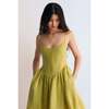 Hera Woman Short Dress Palm Green - Dresses - 2