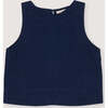 Hera Woman Top Navy Black - Blouses - 1 - thumbnail