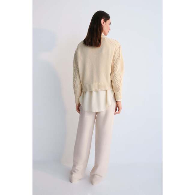 Quios Woman Jumper Macadamia Beige - Sweaters - 5