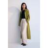 Hera Woman Coat Olive Green - Coats - 4