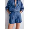 Ophelia Woman Short Powder Blue Blue - Shorts - 2