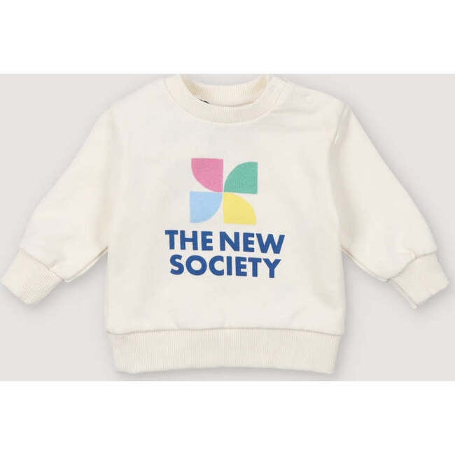 Mykonos Baby Sweatshirt Coconut White