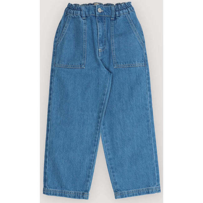 Meganisi Pant Mid Blue Denim Blue