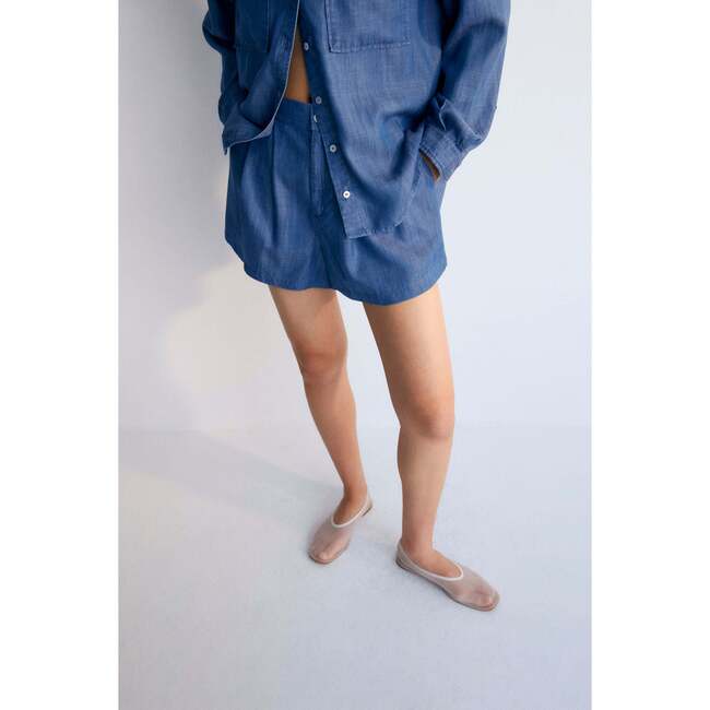 Ophelia Woman Short Powder Blue Blue - Shorts - 3