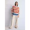 Lassi Woman Pant Linen Vigore Red - Pants - 2