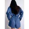 Ophelia Woman Short Powder Blue Blue - Shorts - 4