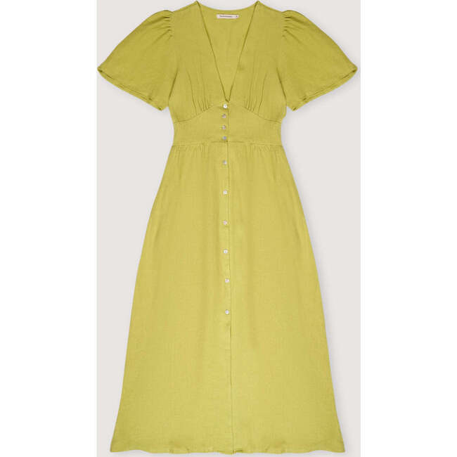 Hera Woman Dress Palm Yellow