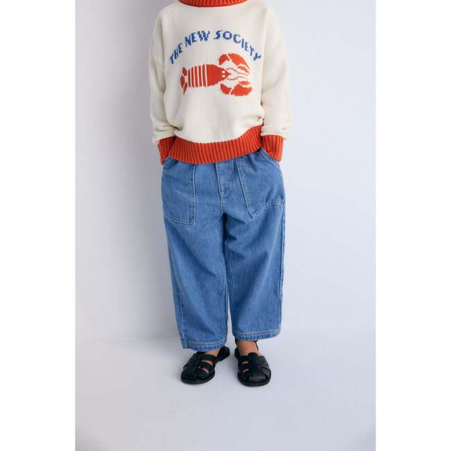 Meganisi Pant Mid Blue Denim Blue - Pants - 3