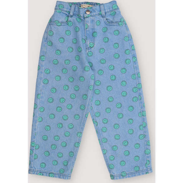 Smiley Denim Pant Blue