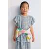 Melina Dress Peony Powder Blue Print Blue - Dresses - 2