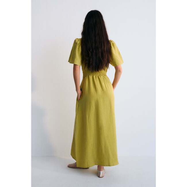 Hera Woman Dress Palm Yellow - Dresses - 3