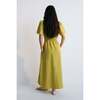 Hera Woman Dress Palm Yellow - Dresses - 3