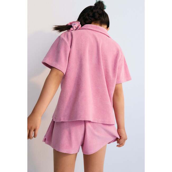 Briseis Polo Hibiscus Pink - Polo Shirts - 3