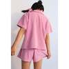 Briseis Polo Hibiscus Pink - Polo Shirts - 3