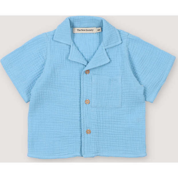 Spyros Baby Shirt Powder Blue Blue