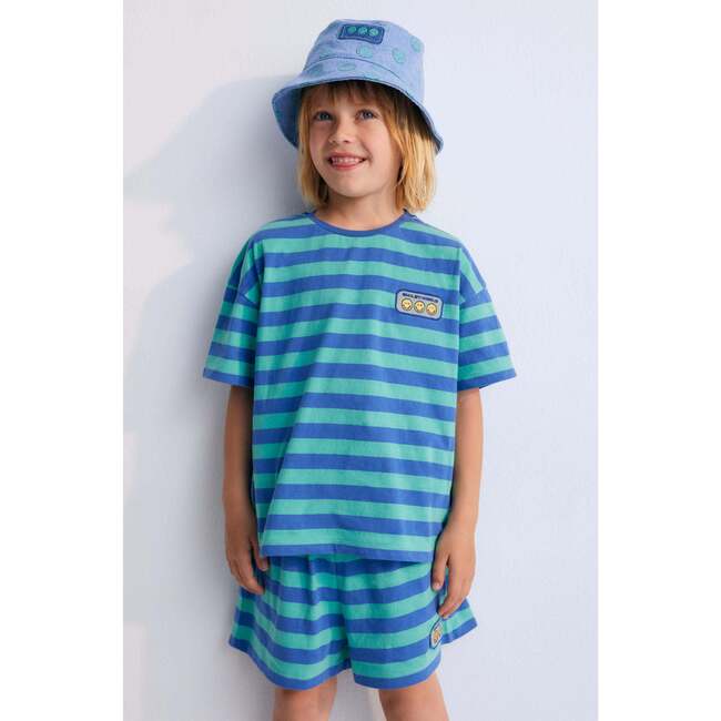 Smiley Short Stripes Cobalto SmileyWorld® Blue