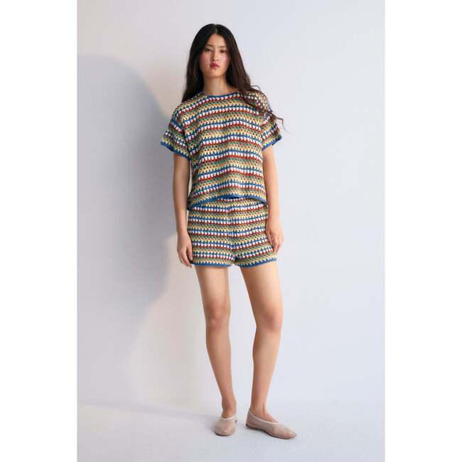Serifos Woman Jumper Blue - Blouses - 2